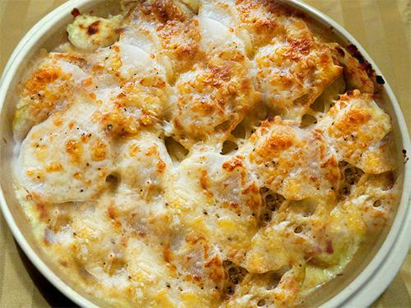 Ham Turnips Au Gratin Ham Turnips Au Gratin picture