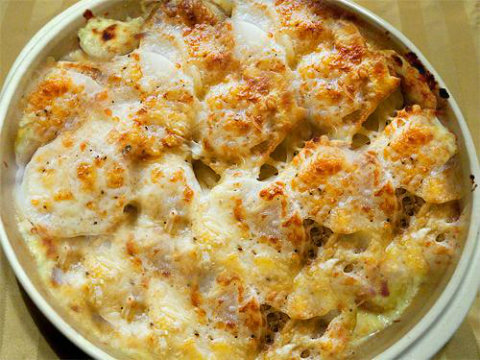 Potatoes And Eggs Au Gratin Potatoes And Eggs Au Gratin picture