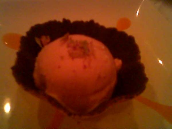 Rose flavored Sorbet