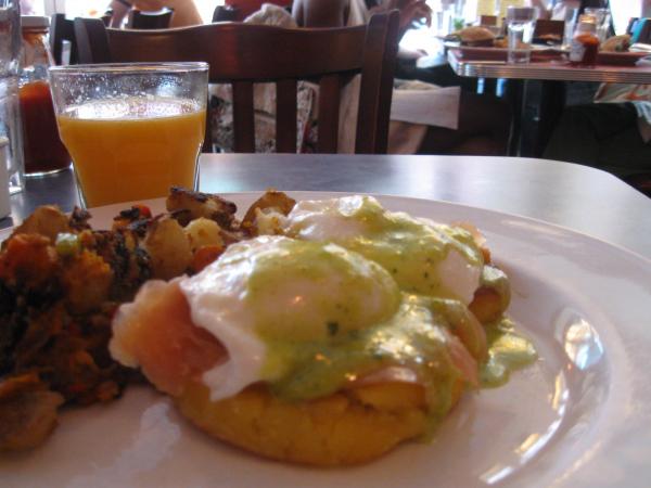 Egg Benedict at Yuca Bar