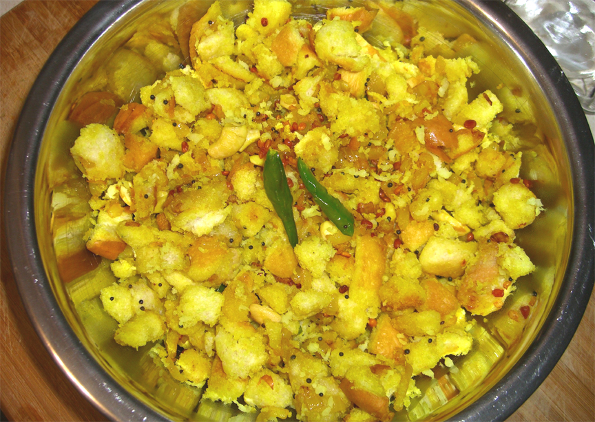 Bread Upma Bread Upma picture