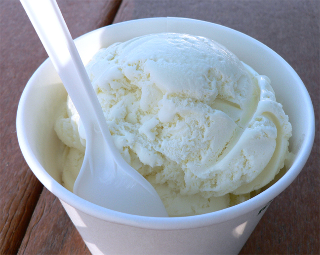 Vanilla Ice Cream Dessert Vanilla Ice Cream Dessert picture