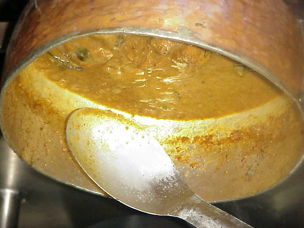 Kozhi vartha curry picture