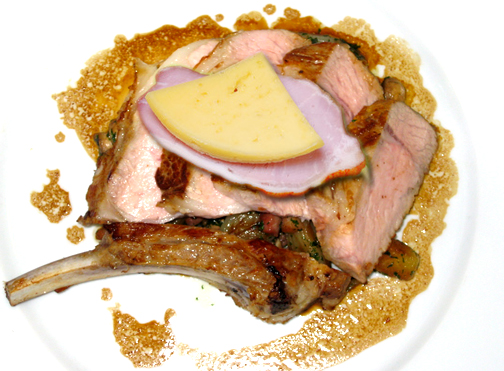 Veal Chops with Ham and Cheese Veal Chops with Ham and Cheese picture