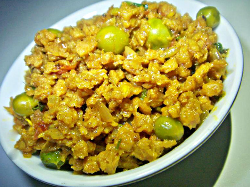 Vegetarian Keema With Peas Vegetarian Keema With Peas picture