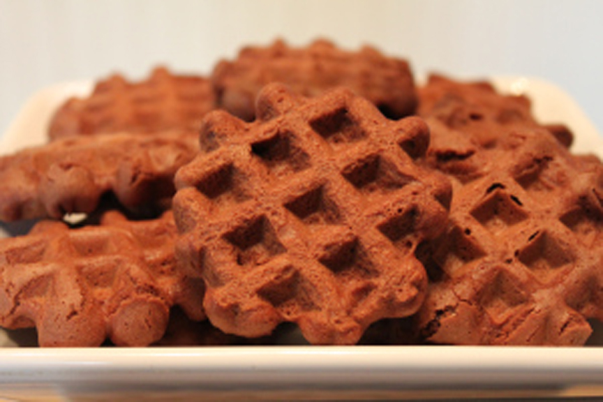 Waffle Iron Brownies Waffle Iron Brownies picture