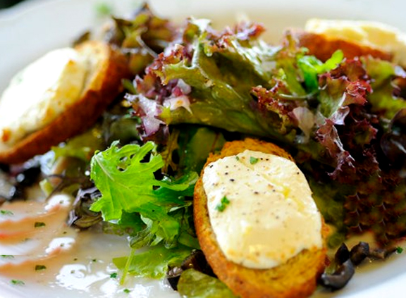 Warm Goat Cheese Salad Warm Goat Cheese Salad picture