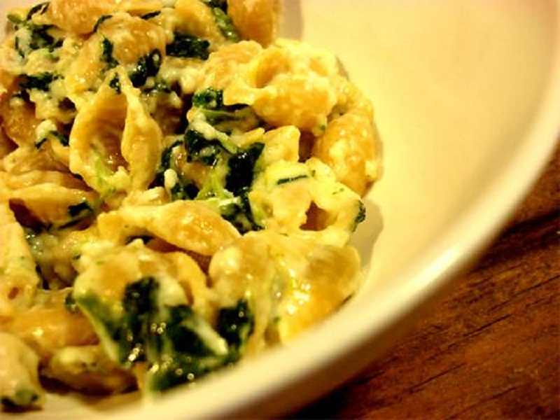 Warm Pasta And Spinach Salad Warm Pasta And Spinach Salad picture