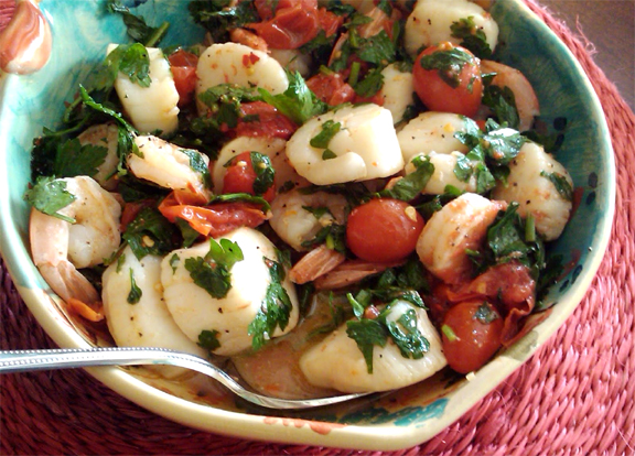 Warm Scallop Salad Warm Scallop Salad picture