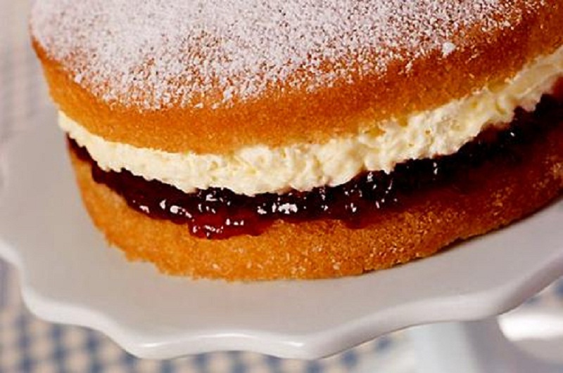 Whisked Sponge Sandwich Whisked Sponge Sandwich picture