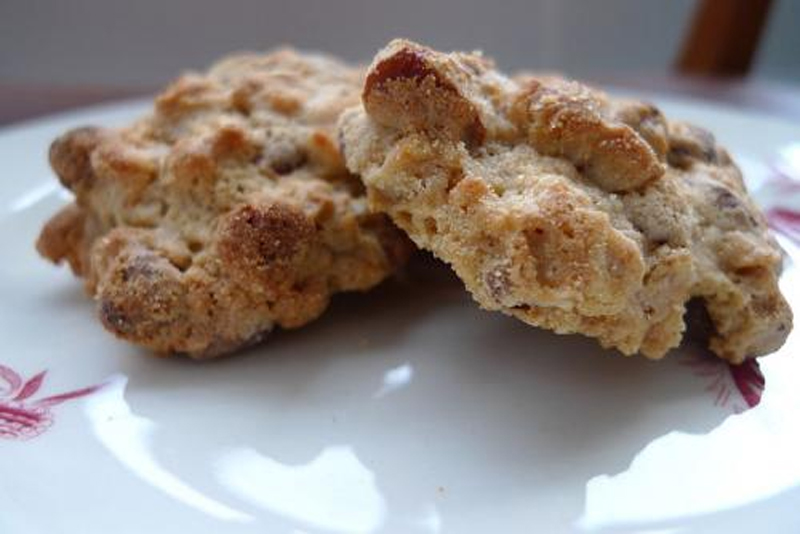 White Chocolate, Peanut, And Caramel Candy Cookies White Chocolate, Peanut, And Caramel Candy Cookies picture