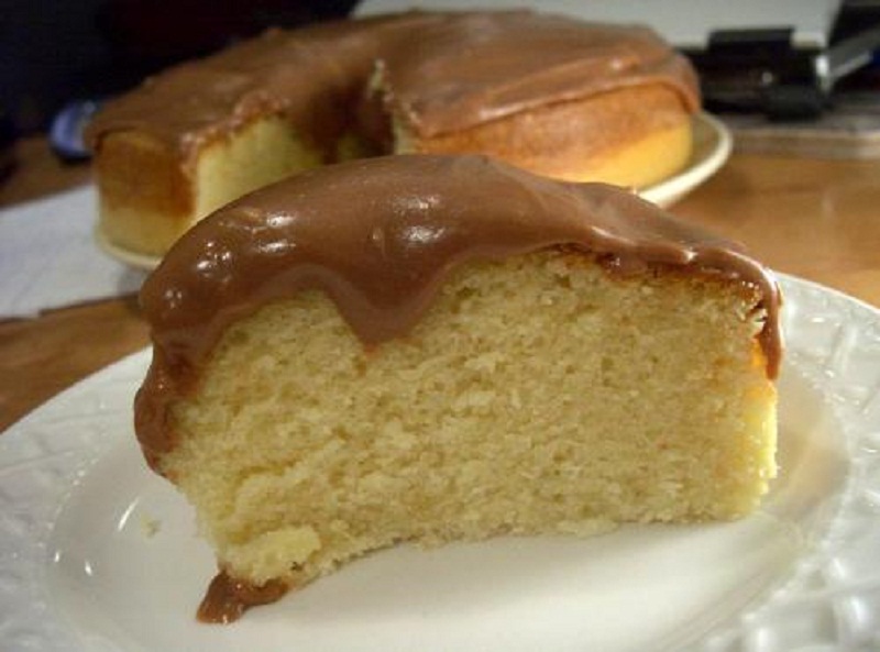Yellow Cake with Broiled Peanut Frosting Yellow Cake with Broiled Peanut Frosting picture