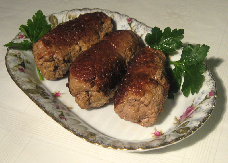 Avocado Beef Rolls With Port Sauce Avocado Beef Rolls With Port Sauce picture