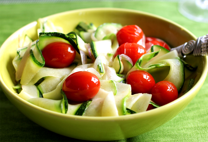 Steamed Zucchini With Tomatoes Steamed Zucchini With Tomatoes picture