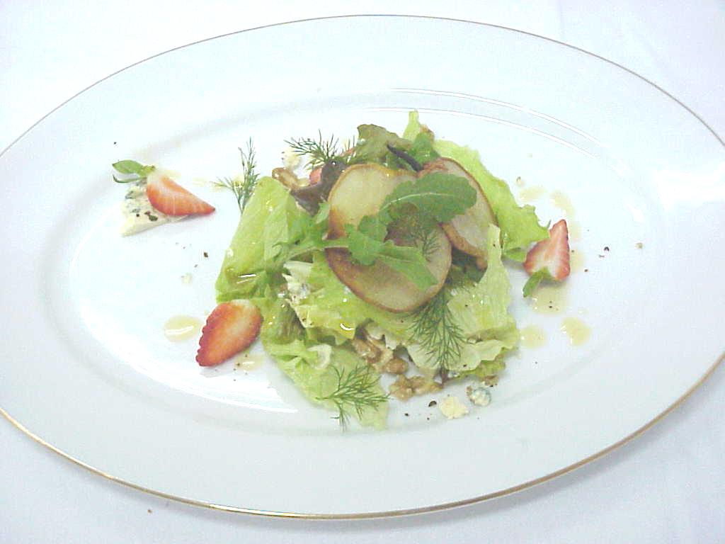 Mesclun Lettuce With Feta Cheese Mesclun Lettuce With Feta Cheese picture